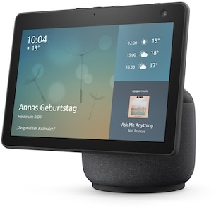 Amazon Echo Show 10 (3. Gen) Alexa Smart Display mit Bewegungsfunktion Anthrazit