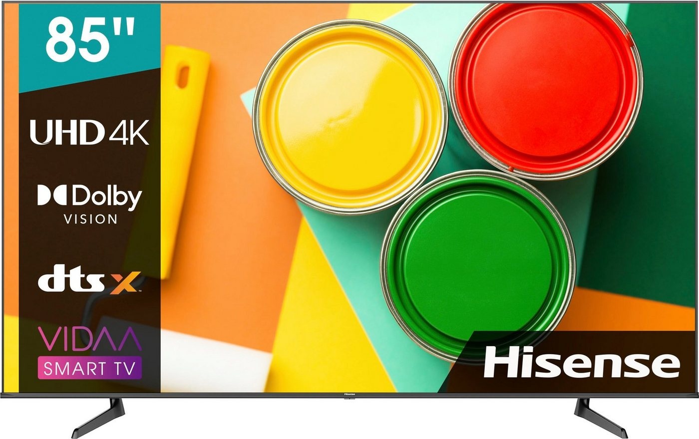 Hisense 85A6EG LED-Fernseher (216 cm/85 Zoll, 4K Ultra HD, Smart-TV) schwarz