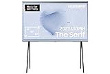 Samsung QLED The Serif 55 Zoll Fernseher (GQ55LS01BHUXZG, Deutsches Modell), Ikonisches Design, mattes Display, abnehmbare Standfüße, Smart TV [2023]