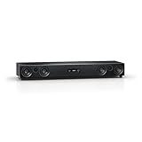 Nubert nuPro XS-8500 RC | Schwarze Soundbar | TV-Lautsprecher mit Bluetooth aptX HD | Soundbase für klare Stimmen | Unterstützt Dolby Atmos und DTS:X | Aktive Soundplate für HiFi & Musikgenuss