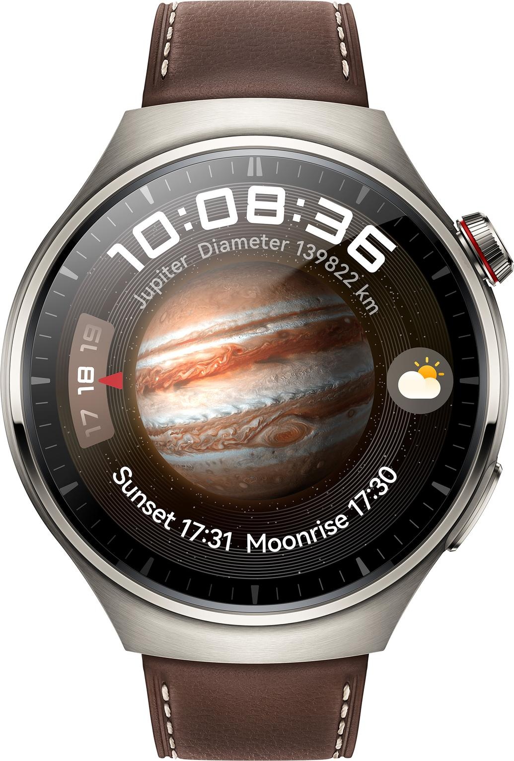 Huawei Watch 4 Pro (47.60 mm, Keramik, Titan, 4G, One Size), Sportuhr + Smartwatch
