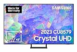 Samsung Crystal CU8579 Fernseher 75 Zoll, Dynamic Crystal Color, AirSlim Design, Crystal Prozessor 4K, Smart TV, GU75CU8579UXZG, Deutsches Modell [2023]