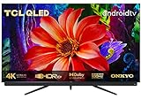 TCL 65C815 QLED Fernseher (65 Zoll) Smart TV (4K Ultra HD, HDR 10+, Triple Tuner, Android TV, Dolby Vision Atmos, integrierte ONKYO Soundbar, 120Hz Motion Clarity, Google-Assistent & Alexa)
