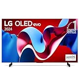 LG OLED42C47LA TV 42" (106 cm) OLED evo Fernseher (α9 Gen7 4K AI-Prozessor, Dolby Vision, bis zu 120Hz) [Modelljahr 2024], Schwarz