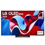 LG OLED55C47LA TV 55" (139 cm) OLED evo Fernseher (α9 Gen7 4K AI-Prozessor, Dolby Vision, bis zu 120Hz) [Modelljahr 2024], Schwarz