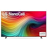 LG 75NANO81T6A TV 75" (190 cm) NanoCell Fernseher (α5 Gen7 4K AI-Prozessor, HDR10, bis zu 60Hz) [Modelljahr 2024], Schwarz