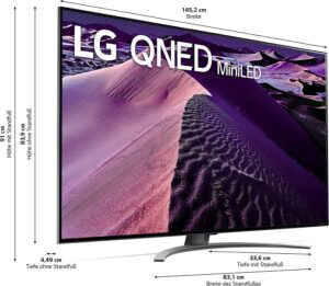 LG 65QNED869QA Test - Maße