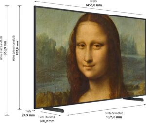 Samsung The Frame 65 Zoll Maße - GQ65LS03BAU