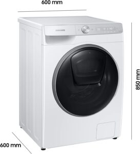 Samsung WW91T986ASH-S2 Test - Maße