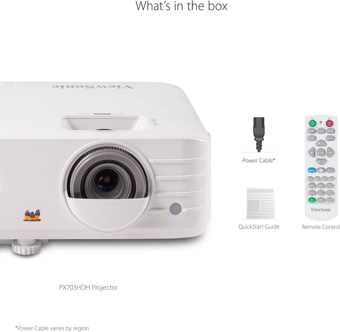 Viewsonic PX703HDH Test - Ausstattung