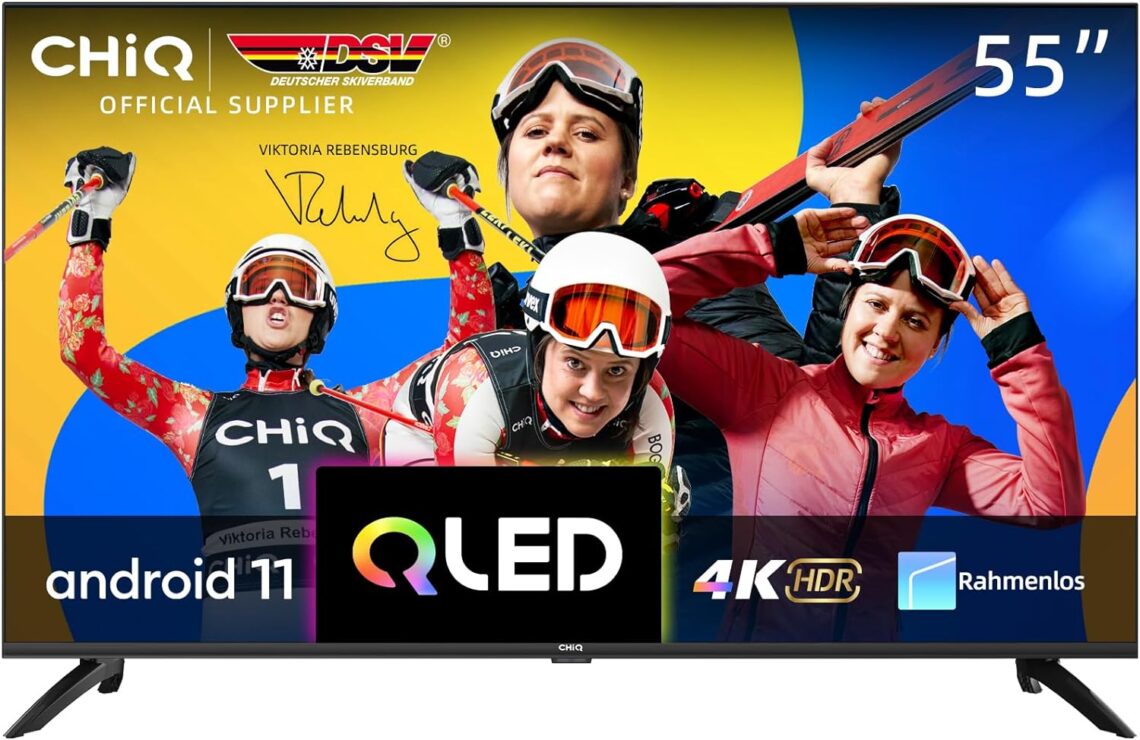 CHIQ U55QG7V Testbericht: 55 Zoll QLED TV mit Bestnote 1