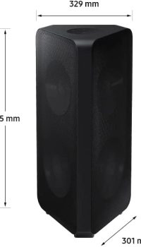 Samsung Sound Tower MX-ST50B Test - Maße
